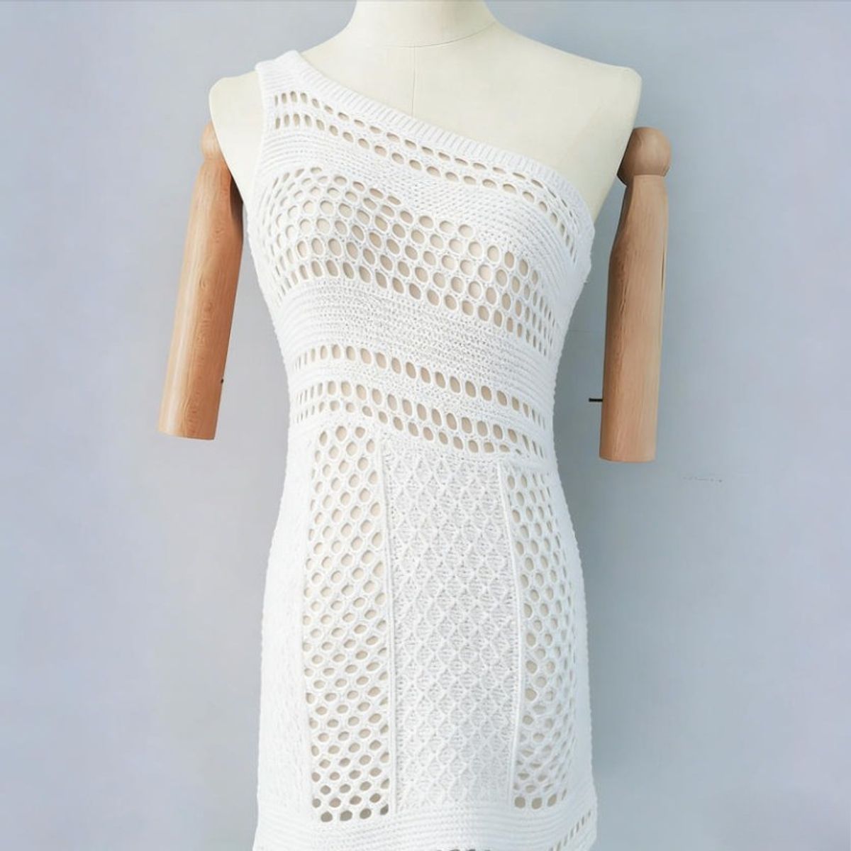 TIOZONEY - Vestido de playa para mujer - Blanco