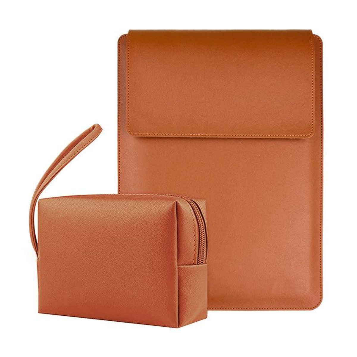 GENERICO - Funda Organizadora con Soporte para Portátil+Bolsa de Almacenamiento para Cables 13-14 Pulgadas