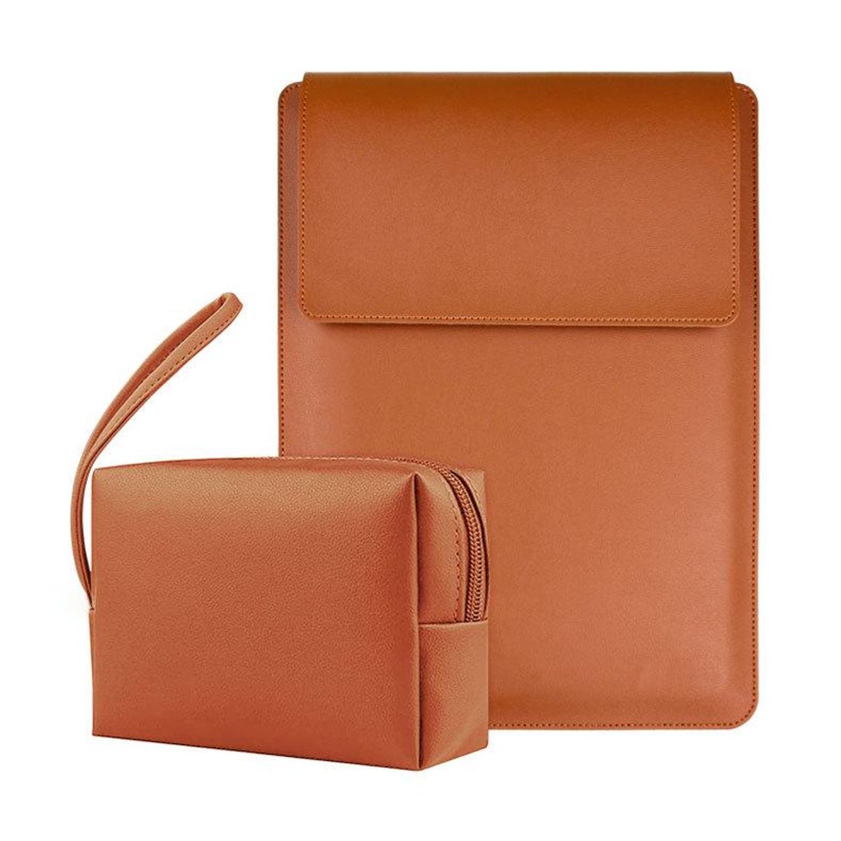 GENERICO - Funda Organizadora con Soporte para Portátil+Bolsa de Almacenamiento para Cables 13-14 Pulgadas