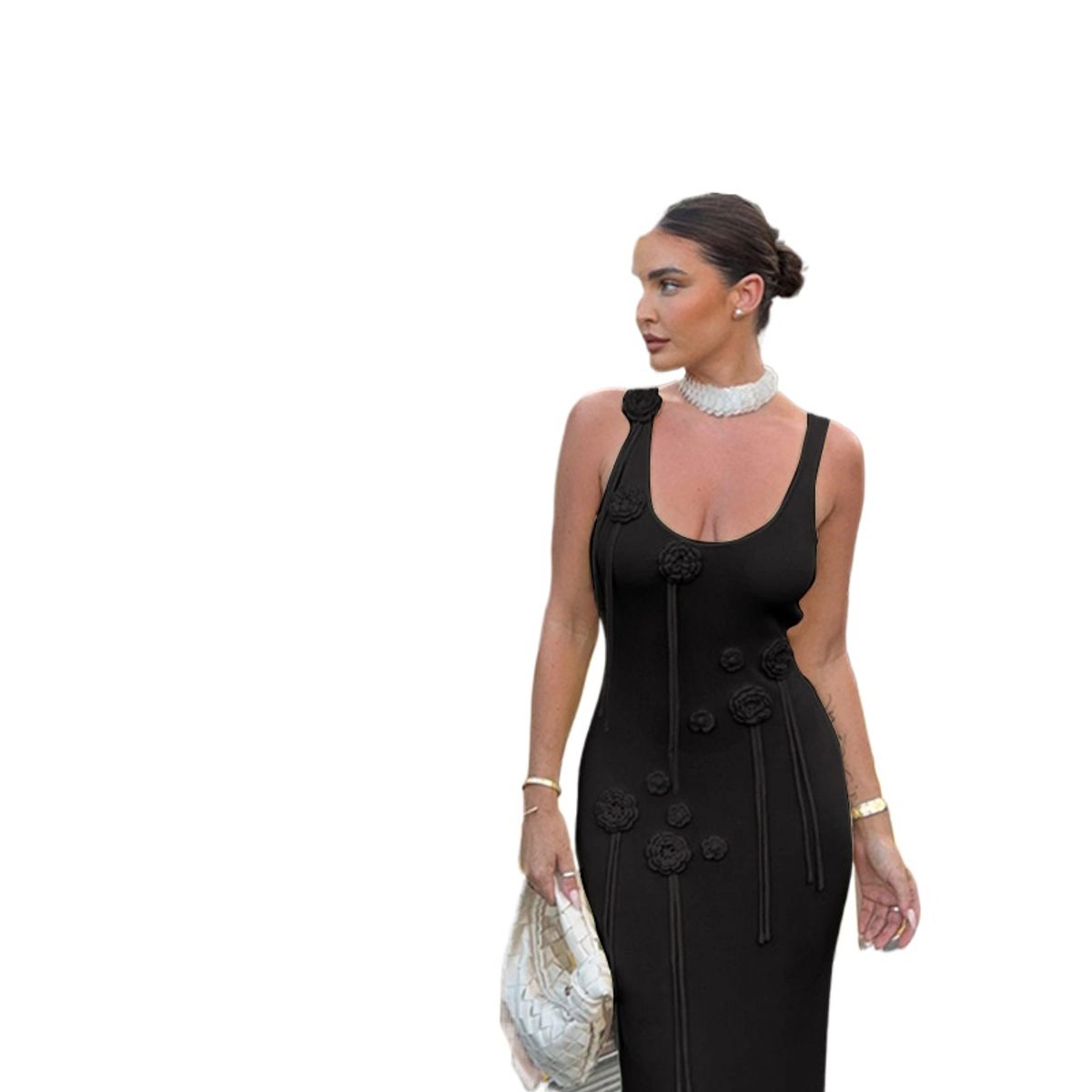 TIOZONEY - Vestido de playa para mujer - Negro