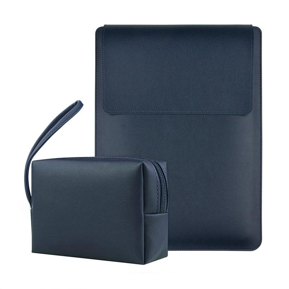 GENERICO - Funda Organizadora con Soporte para Portátil+Bolsa de Almacenamiento para Cables 13-14 Pulgadas
