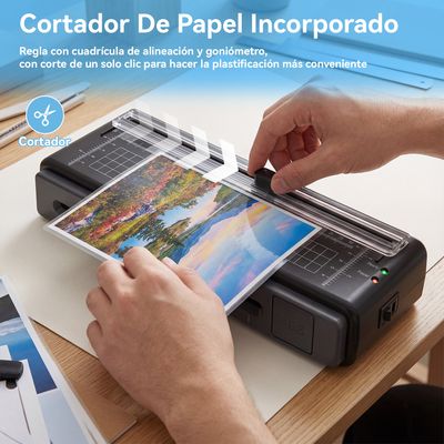 Imagen 2 del producto Termolaminadora Plastificadora 2 En 1 Cortador Integrado 300 Lamians