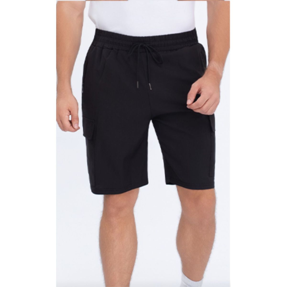 LIKE SHOP - Short Cargo Hombre Secado Rápido Verano Bolsillos Cierre 4017