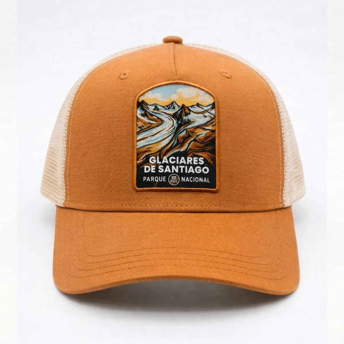 LENGA - Jockey Gorro Trucker Canvas Parque Nacional Glaciares de Santiago Lenga