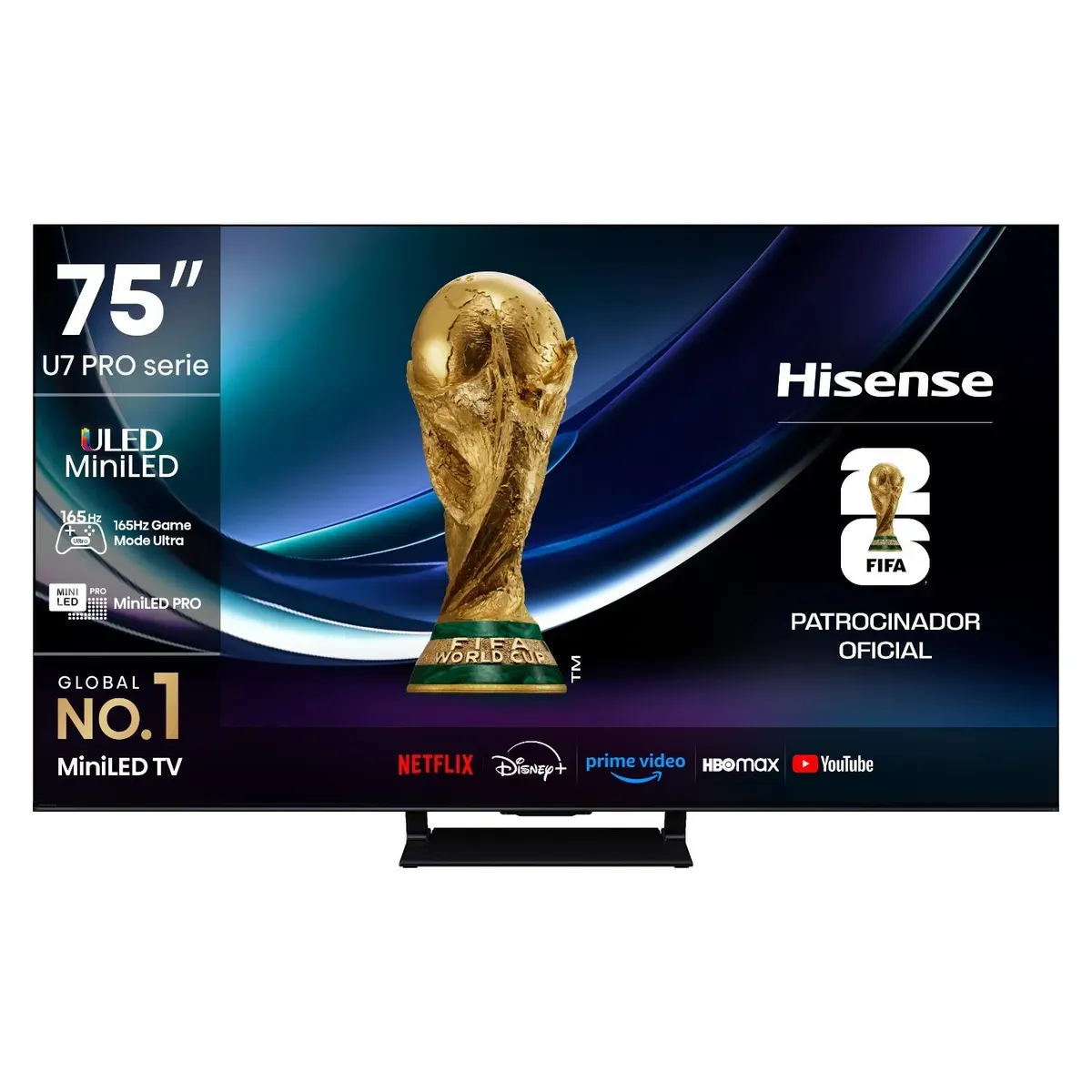 HISENSE - Televisor Hisense 75" ULED 4K GoogleTV PRO - Caja Reciclada