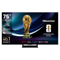 HISENSE - Televisor 75U7QG PRO 75" ULED 4K Quantu Dot GoogleTV