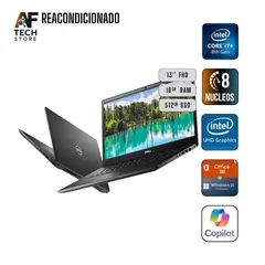 DELL - Notebook 5400 I7 8th 16GB 512GB - Win11+Office - Reacondicionado Profesional