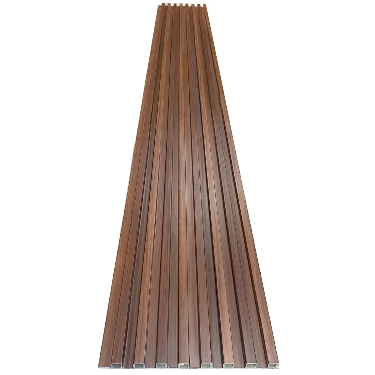 JOYTEK - Caja Wall Panel PVC Cedro 240x16 cm 3.84 m² (10 Paneles)