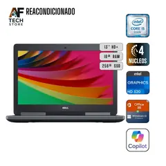 DELL - Notebook 5480 I5 6th 16GB 256GB - Win11+Office - Reacondicionado Profesional
