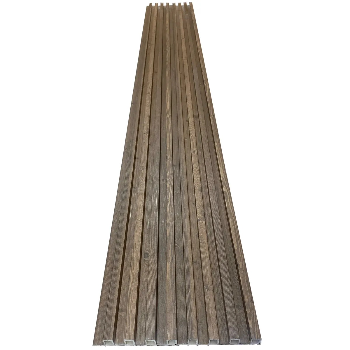 Caja Wall Panel PVC Nogal 240x16 cm 3.84 m² (10 Paneles), marca JOYTEK - Foto Principal