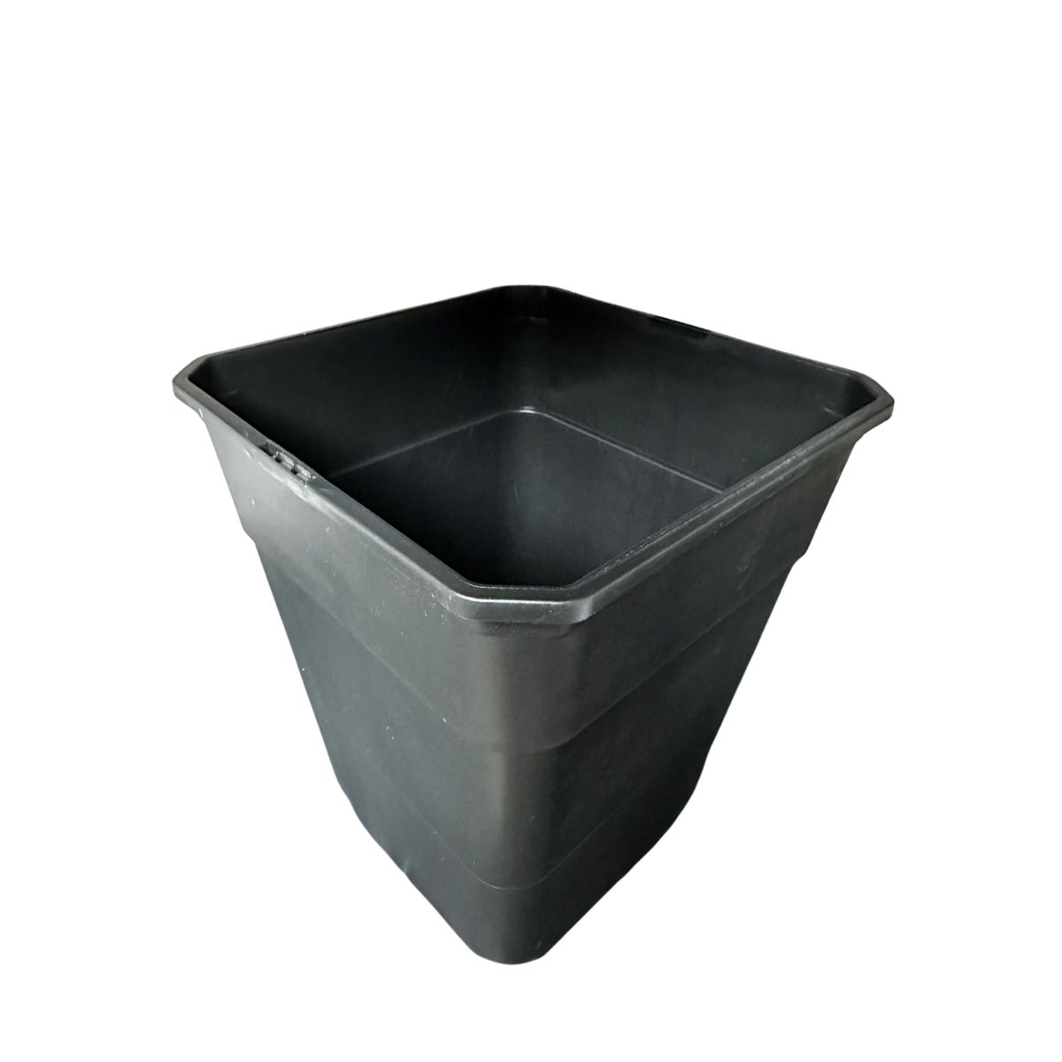 GENERICO - Maceta Cuadrada 20x20x25 De 7 Litros Negro Rectangular