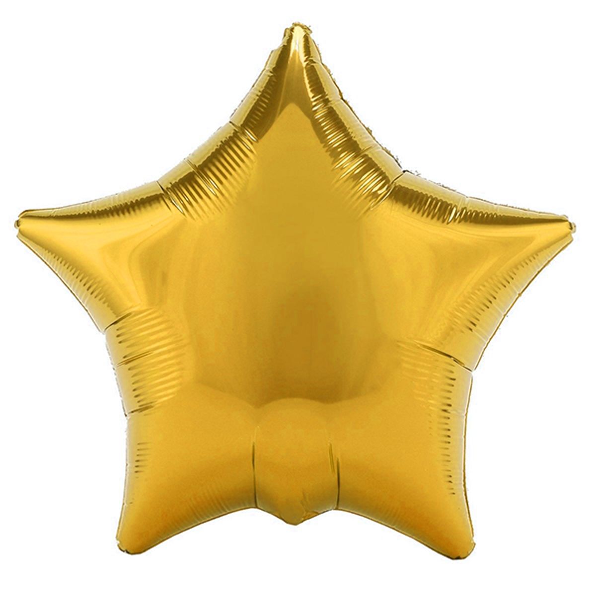 GENERICO - GLOBO METALICO 18 ESTRELLA DORADO X1 UNI