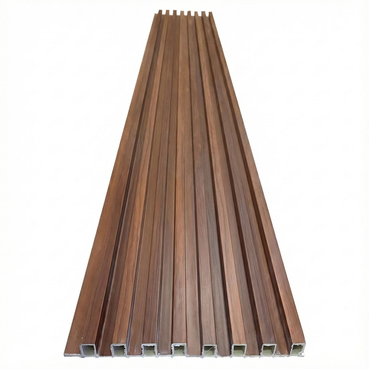 JOYTEK - Caja Wall Panel PVC Cedro 240x16 cm 3.84 m² (10 Paneles)