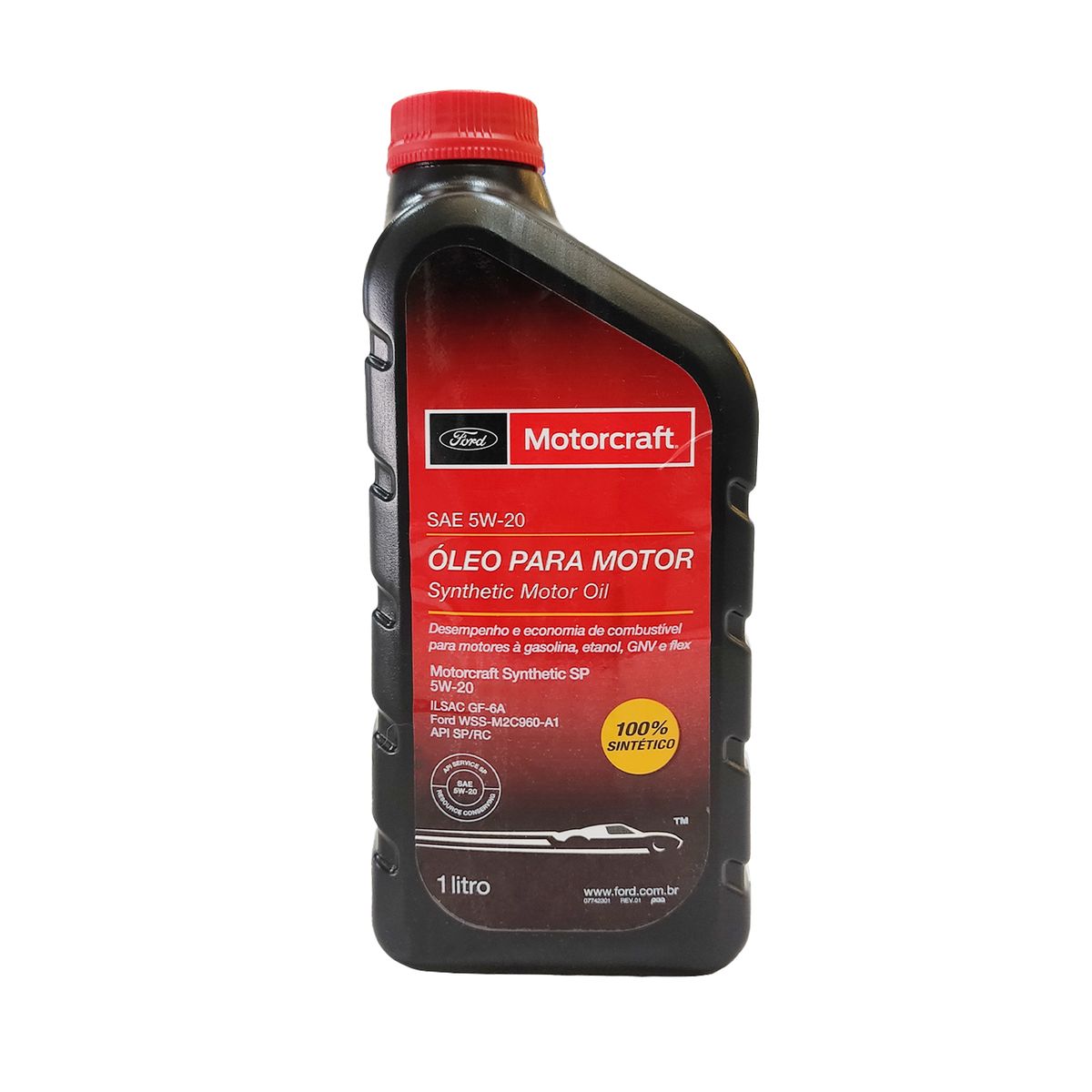 FORD - Aceite Motor 5w20 Motorcraft Api Sp/rc Full Sintético 1 Lt