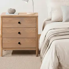 AMOBLE - Velador Figueroa Natural Amoblé