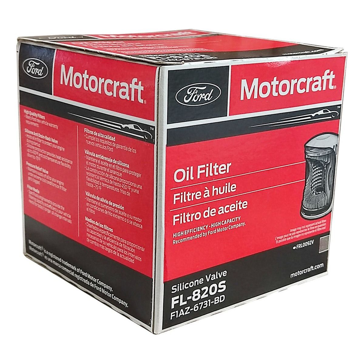 FORD - Filtro Aceite Motorcraft Fl-820s