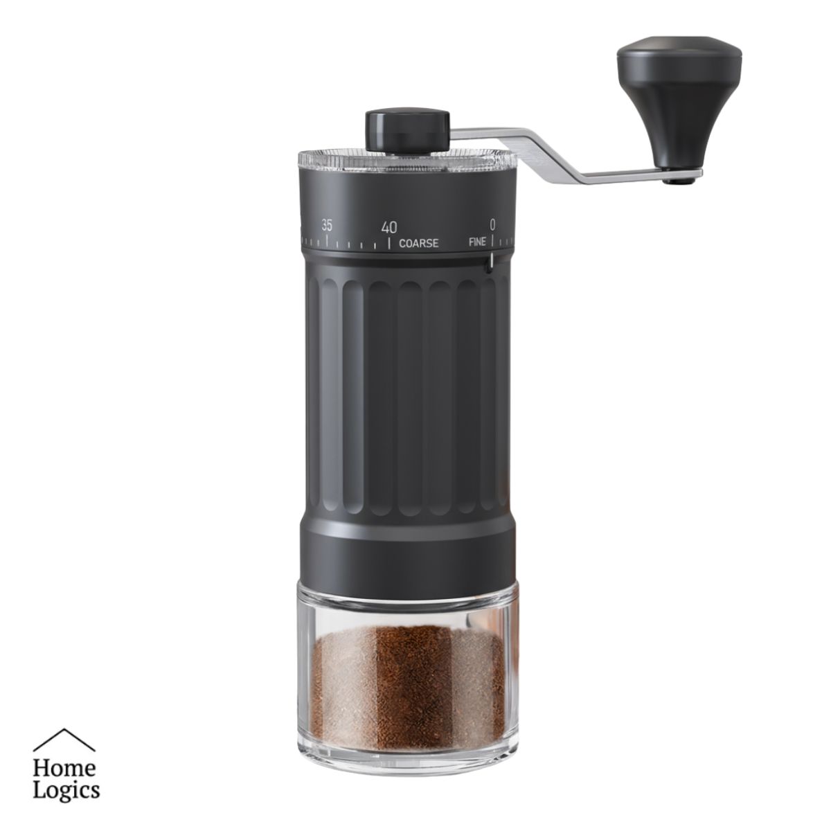 HOME LOGICS - Molinillo Manual De Café Con Grosor Regulable Home Logics Kiosclub