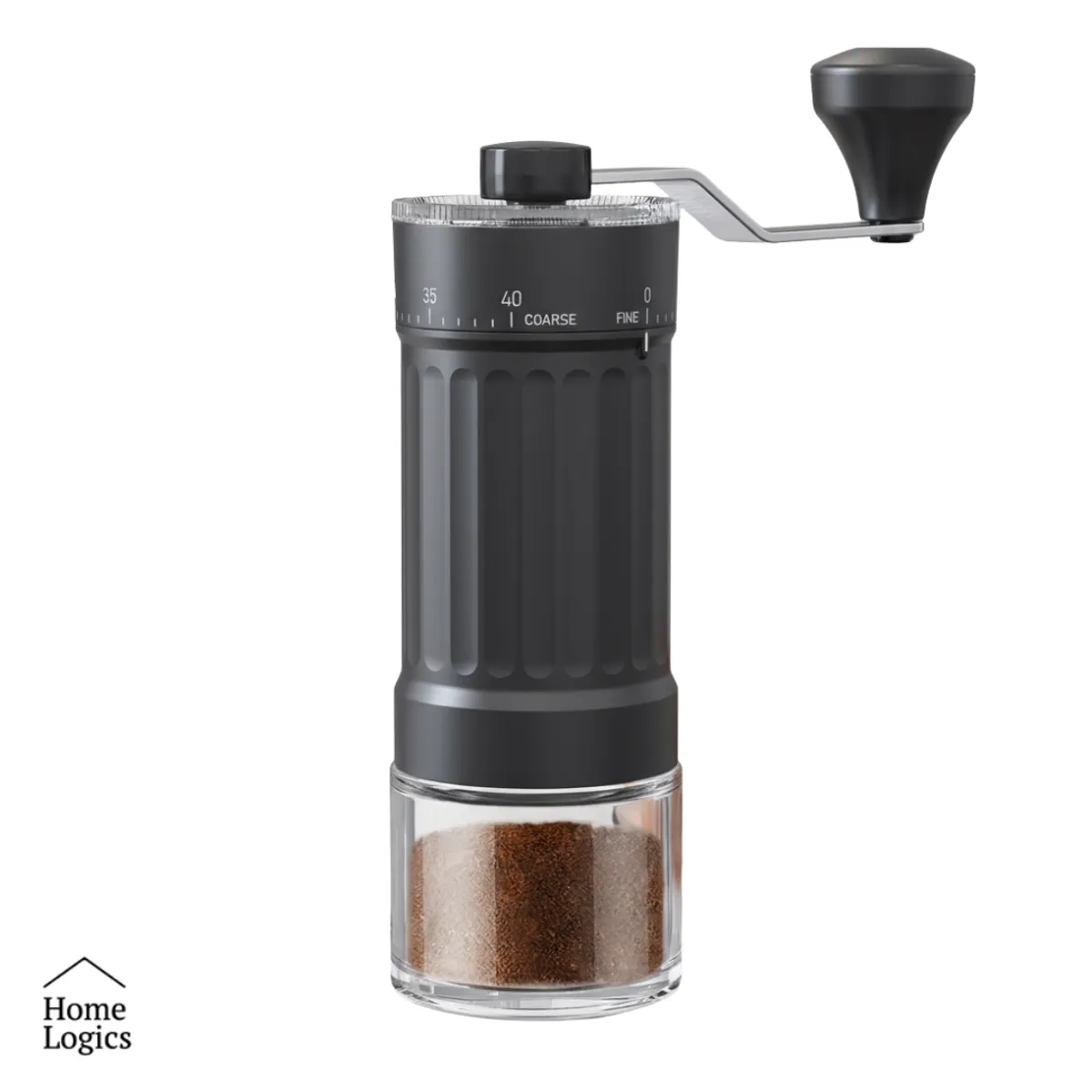 HOME LOGICS - Molinillo Manual De Café Con Grosor Regulable Home Logics Kiosclub