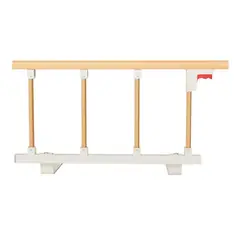 DETODOYMAS - Baranda De Cama Lateral Anti Caída Para Cuidado Adulto Mayor Marrón