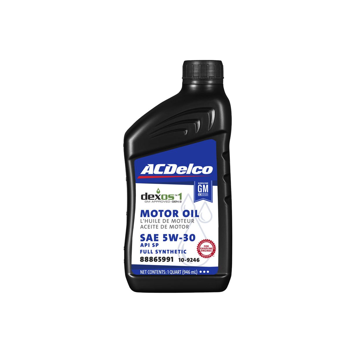 CHEVROLET - ACEITE MOTOR ACDelco 5W30 Dexos 1 1L