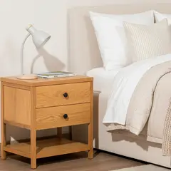 AMOBLE - Velador Dorisa Natural Amoblé