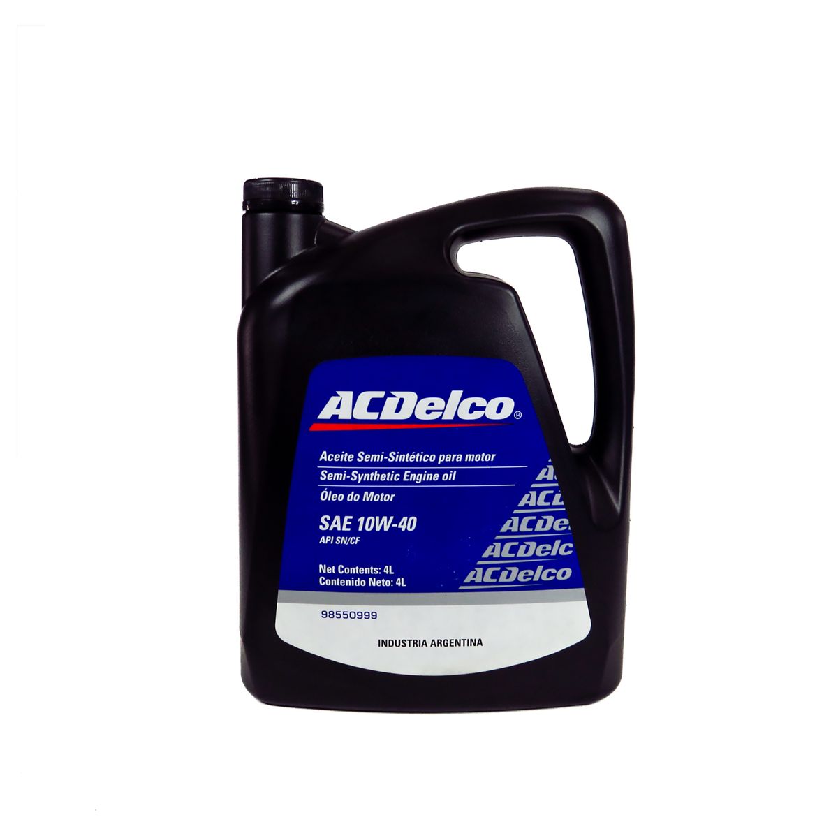 ADELCO - ACEITE MOTOR ACDelco 10W40 SN 4L (PN 965140)
