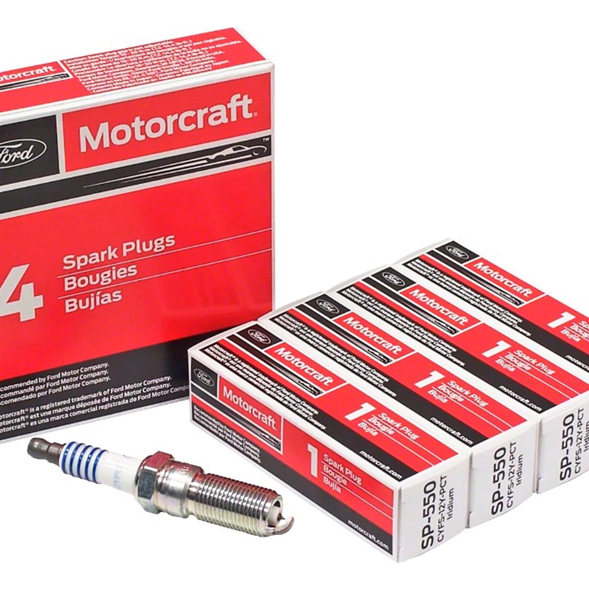 FORD - Juego De 4 Bujias Ford Fusion 2.0l 2012-2024