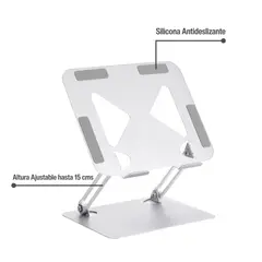 ASSEN - Soporte Ajustable Elevador Notebook Laptop Mac Acero
