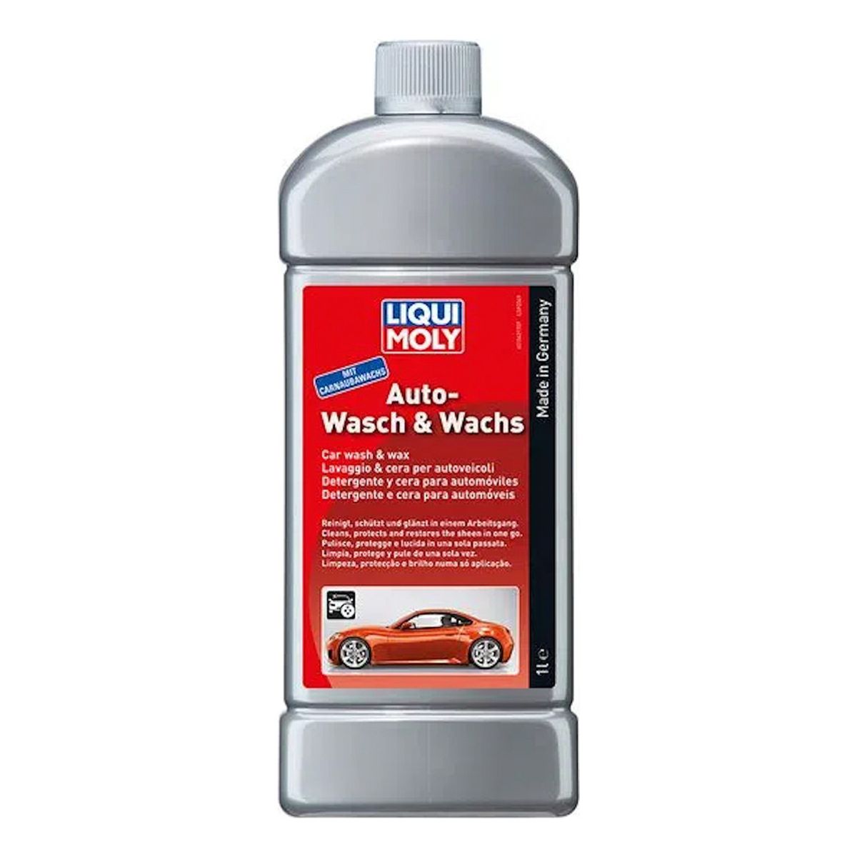 LIQUI MOLY - Shampoo Abrillantador Con Cera Liqui Moly 1 Lt