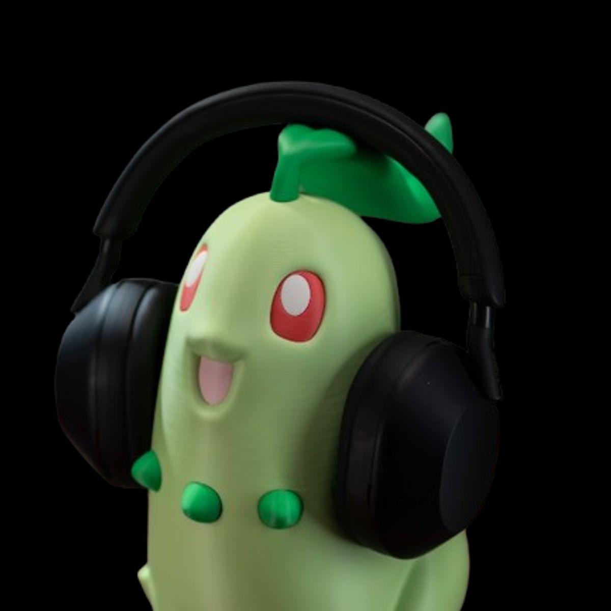 GENERICO - Figura Chikorita soporte para auriculares