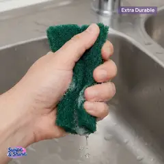 SWIPE AND SHINE - Set 6 Esponja Alta Resistencia Fibra Abrasiva Swipe & Shine