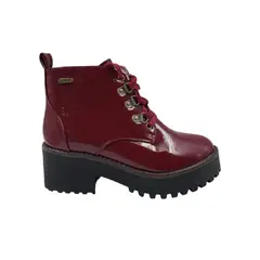 HERIEL - Botin Burdeos Plataforma Mujer