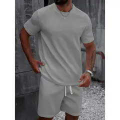 LIKE SHOP - Conjunto Hombre Short y Polera Tendencia Urbana 0271