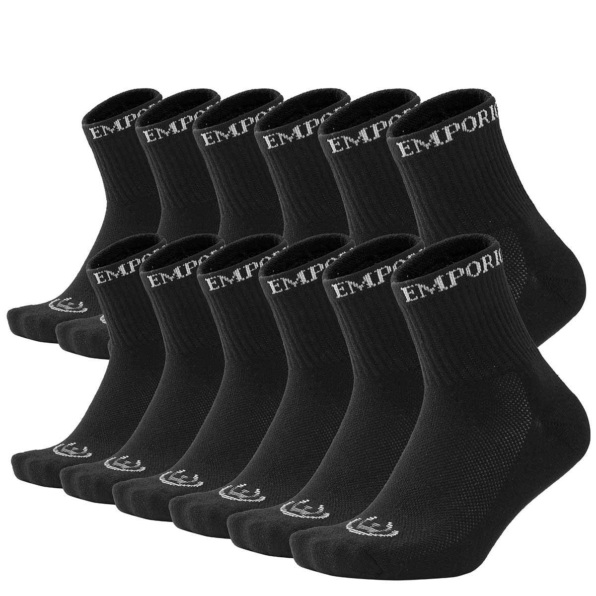 GIOVACCHINO - Pack de 12 Calcetines Cortos Deportivos Mujer.