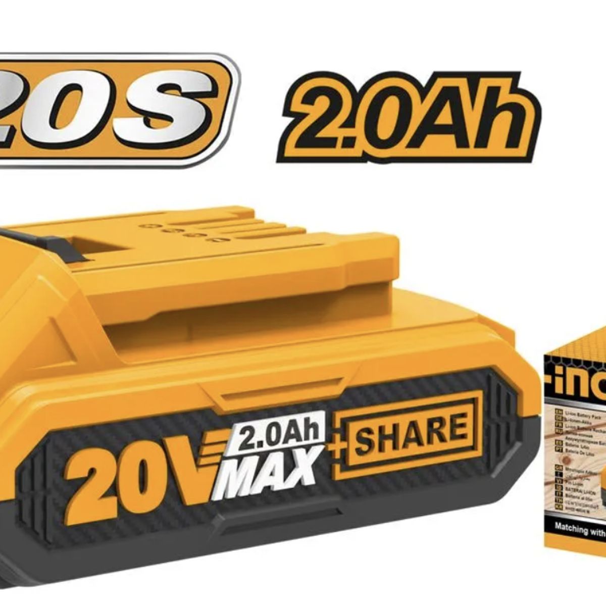 INGCO - BATERIA 20V-2AMP LITIO FBLI20011 INGCO