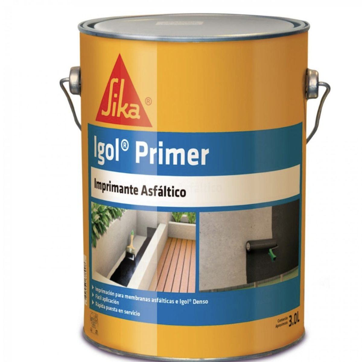 SIKA - SIKA IGOL PRIMER GL 3LTS IMPR ASFAL