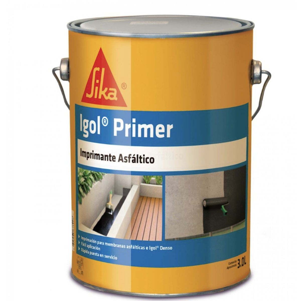 SIKA - SIKA IGOL PRIMER GL 3LTS IMPR ASFAL