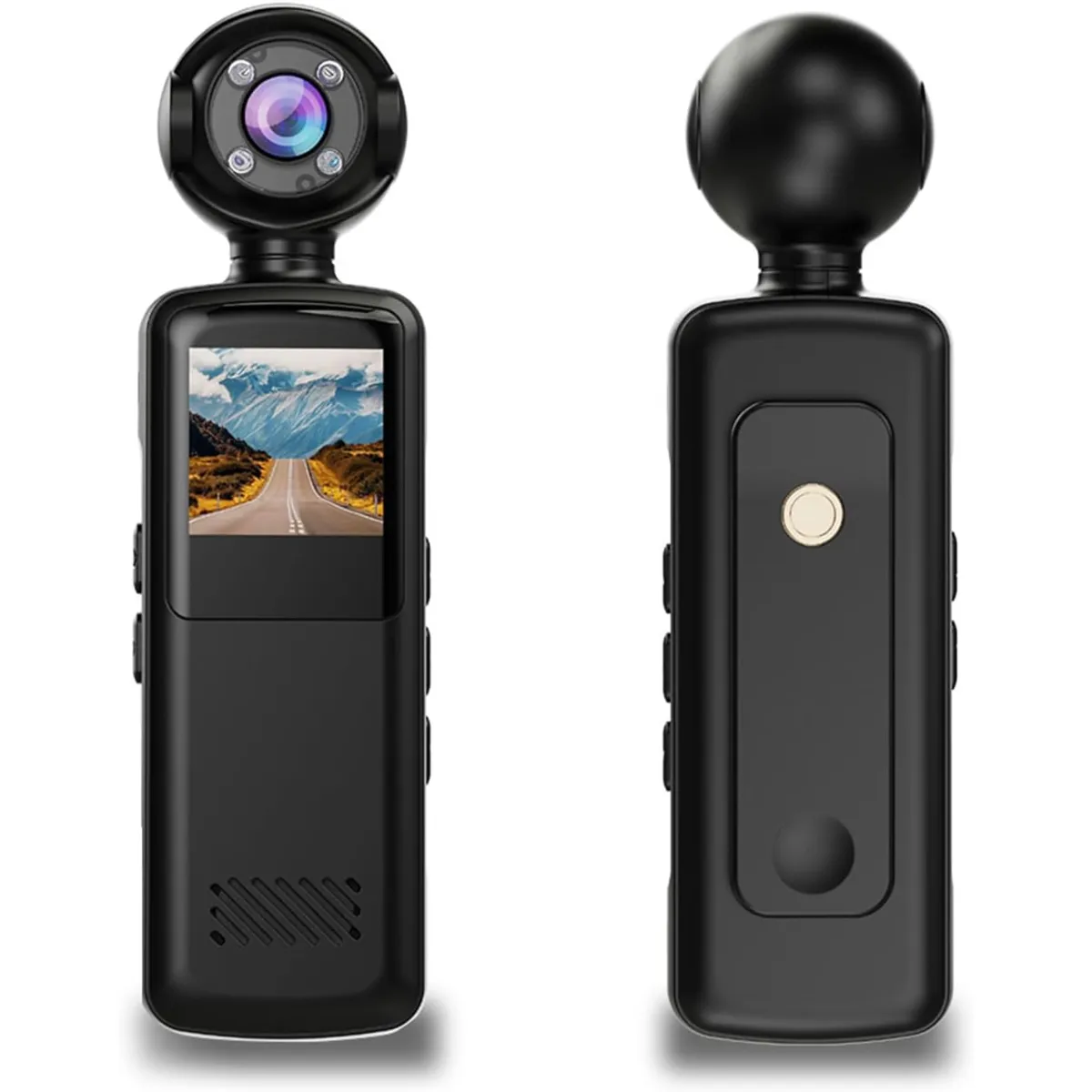 GENERICO - Mini Cámara Portátil Wifi Bodycam Hd Con Pantalla