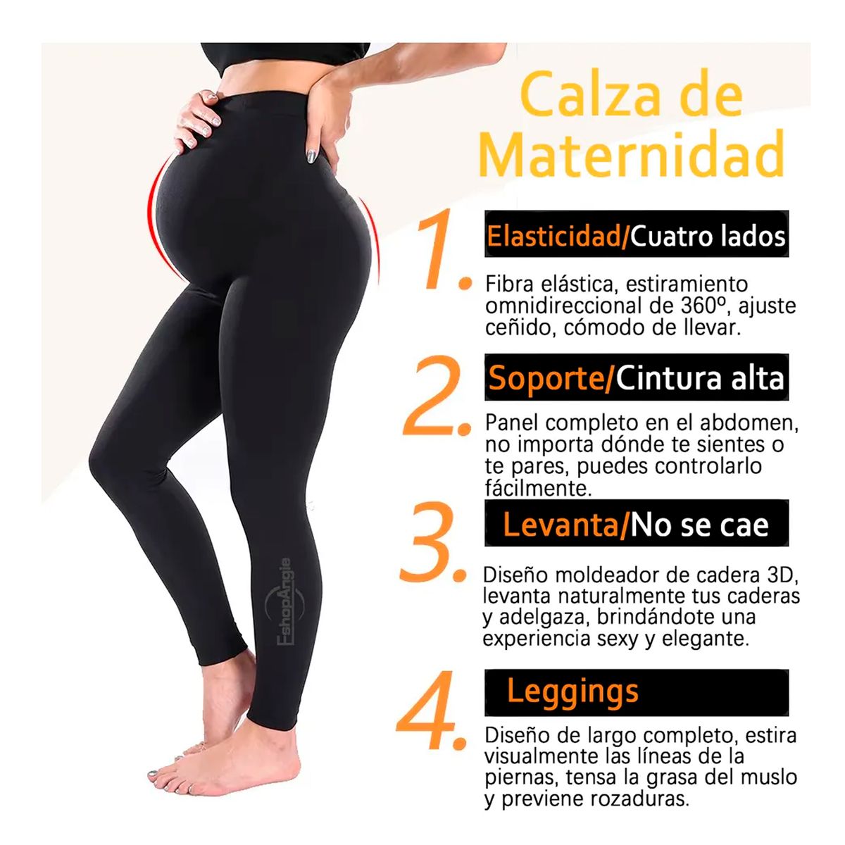 OFERTABKN - Calza Maternal Calzas Embarazadas Ropa Deportiva Leggings