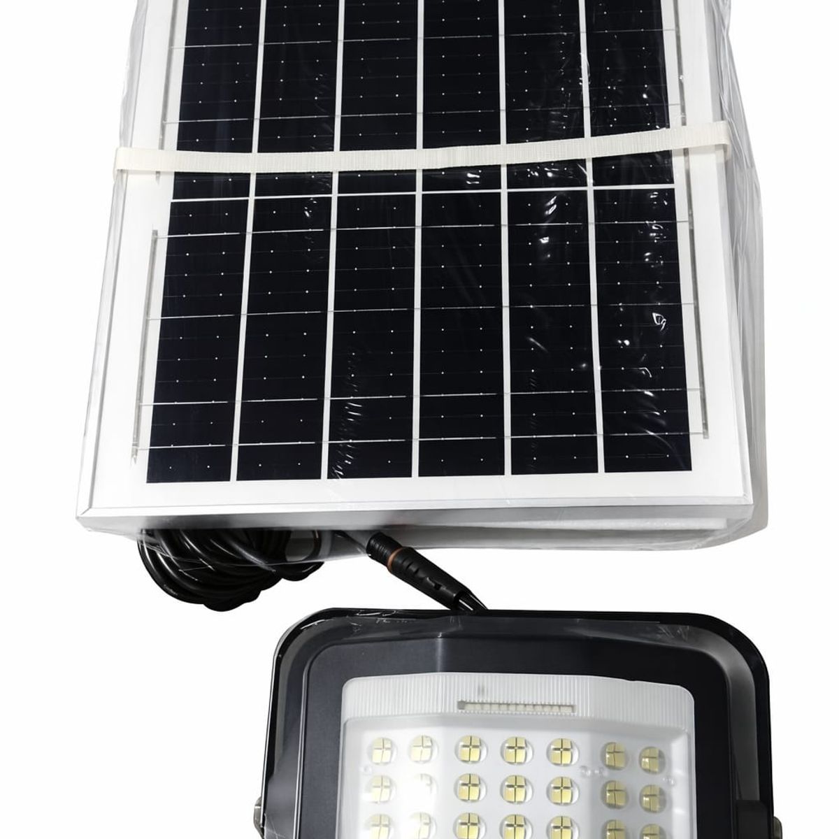 Foco Solar Led 500w Ext con Panel Solar Control Remoto Ip65 Negro, marca GENERICO - Foto 2