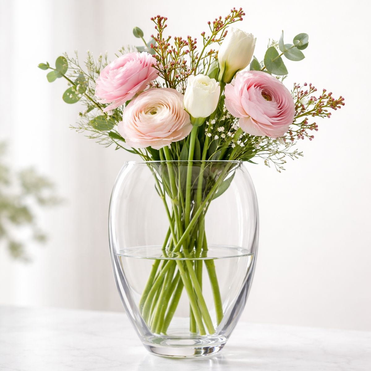 CRISTAL DE BOHEMIA - Florero de cristal Atelier 22,5 cm