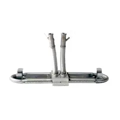 GENERICO - Quemador Ovalado Ajustables Universales Parrillas Gas