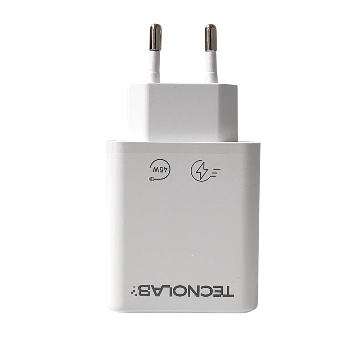 TECNOLAB - Cargador Ultra Rápido 45W QC 3.0 TL810 Doble Puerto Tecnolab