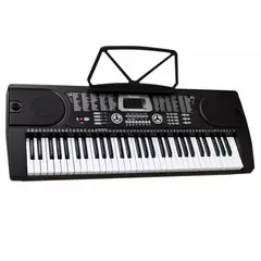 HENDRIX - Teclado Elect Musical 61 teclas HX0076 + Micrófono