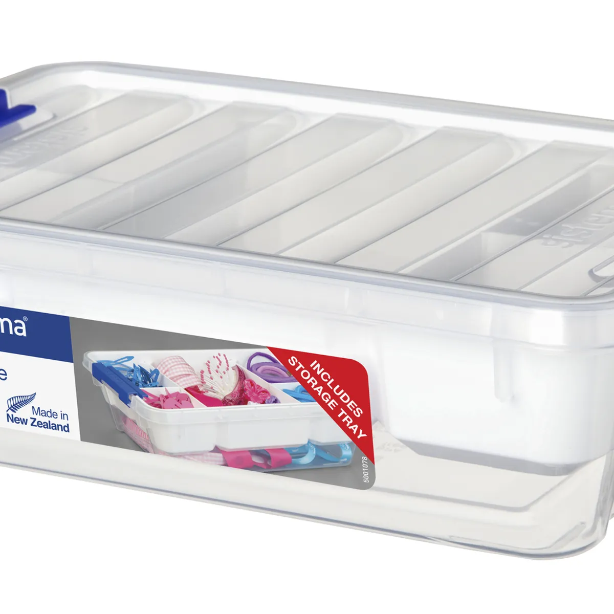 SISTEMA - Caja  de Organización Sistema de 2 Niveles de 1,7 Lts - Fabricado en Nueva Zelandia