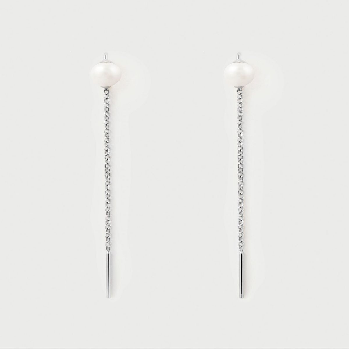 PDPAOLA - Aros Perla Lyra Plata PDPAOLA