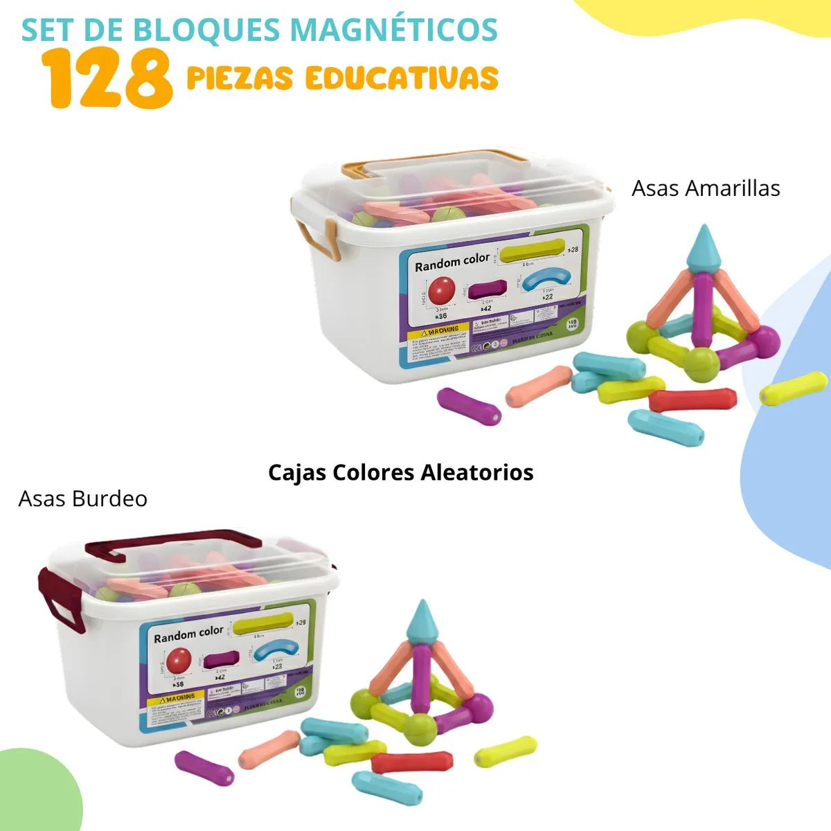 GENERICO - Unidades De Bloques De Construcción Con Barra Magnética