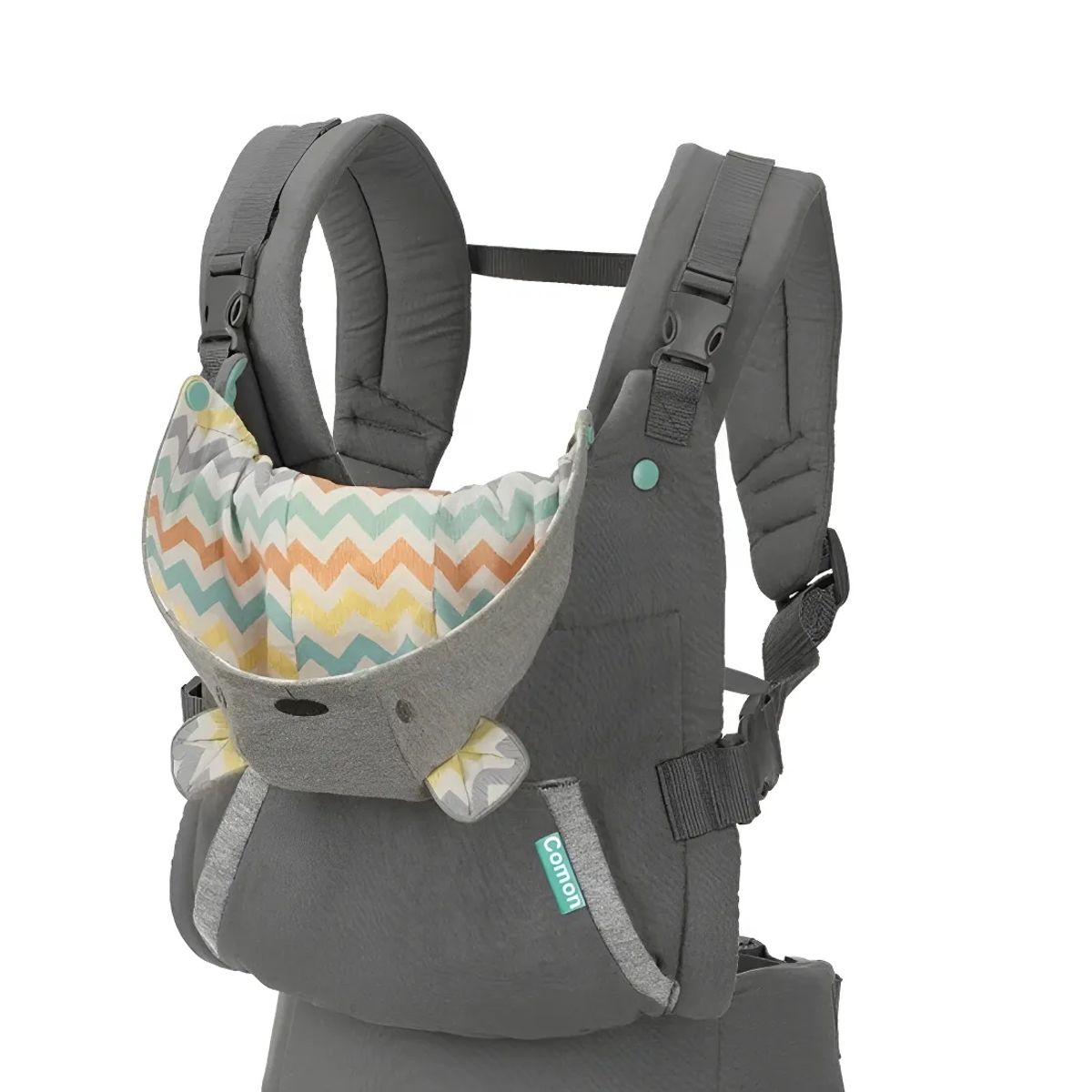 GENERICO - Mochila Portabebés Ergonómica Riffi Fox Con Capucha Calipso