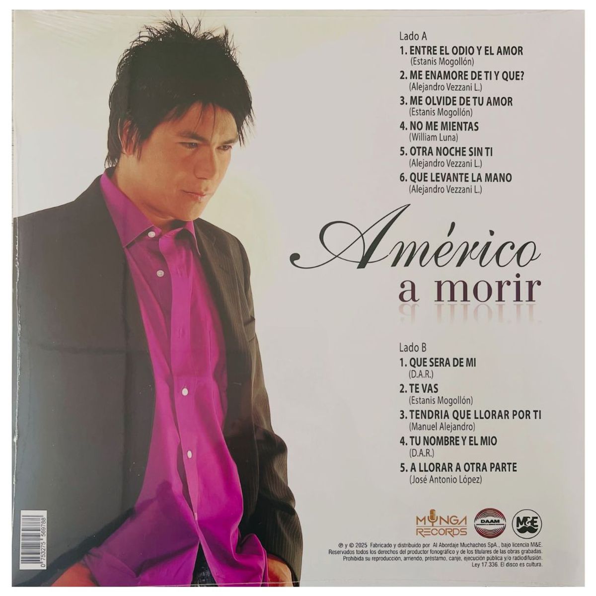 GENERICO - AMERICO - A MORIR / VINILO