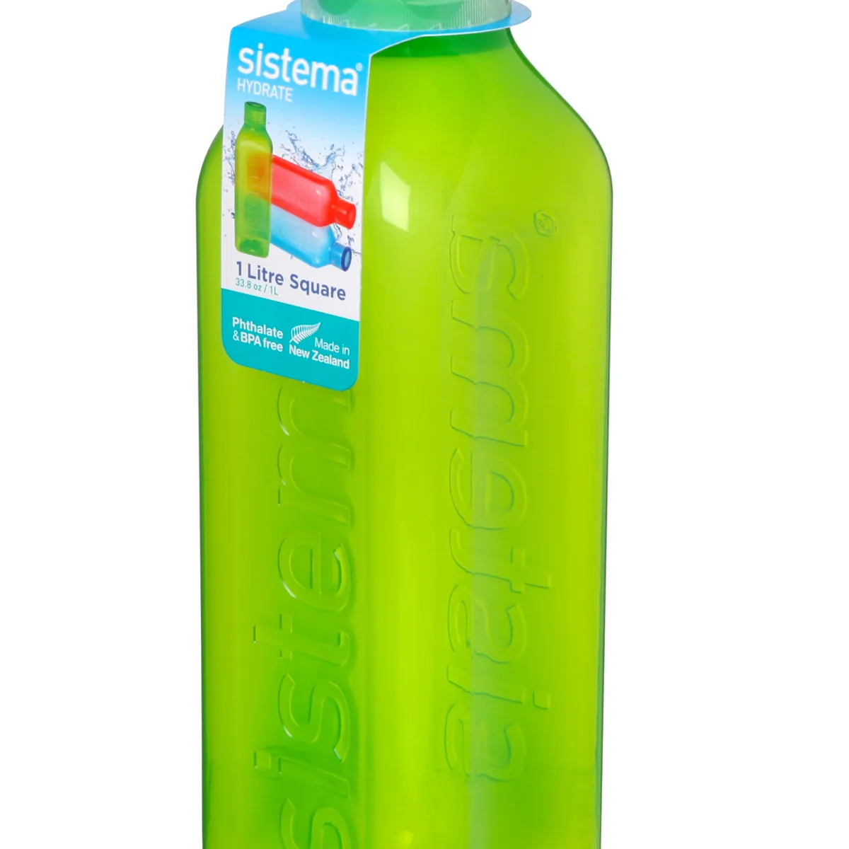 SISTEMA - Botella de Agua con Tapa Rosca 1,0 Lts. - Fabricado en Nueva Zelanda